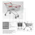 140L Extra-Large Shopping Trolley – Avant Series