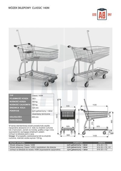 Shopping Trolley Classic 140M