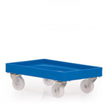 Euro Stacking Dolly Heavy Duty Food Approved MDPE Plastic Dolly 605 x 400 x 190 mm