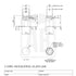 Tarro de cristal hexagonal de 110 ml