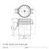 Tarro de vidrio con clip para horno de 167 ml