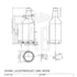 Botella de cerveza AMC ligera de 500 ml