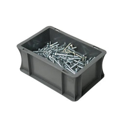 Caja apilable Euro - 300x200x120mm, Plástico, 5 L