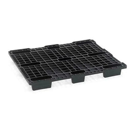 Lightweight Nestable Plastic Pallet – 1200x1000x125mm – Open Deck, Recycled Plastic