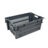 Stack and Nest Tray – 600x400x230mm – 33 Litres – Perforated Plastic Tray