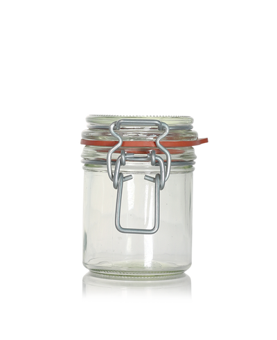Tarro de vidrio con clip para horno de 167 ml