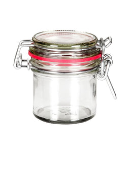 Tarro de vidrio con clip para horno de 167 ml