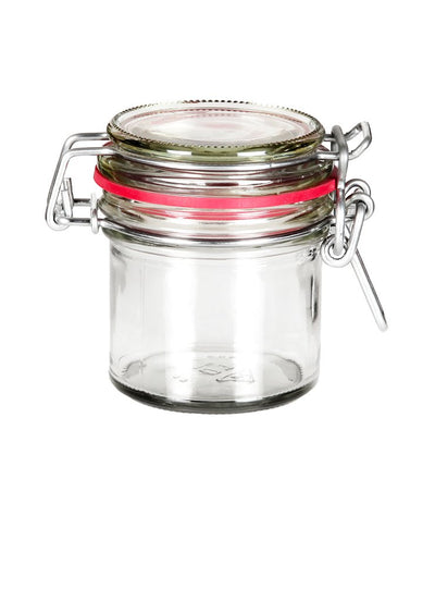 Tarro de vidrio con clip para horno de 167 ml