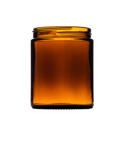 Frasco de vidrio color ámbar de 60 ml