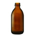 Botella de vidrio Alpha color ámbar de 300 ml