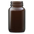 Tarro de vidrio color ámbar para polvos de 100 ml