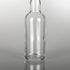 Botella de vidrio redonda en miniatura para licor o esencia de 50 ml