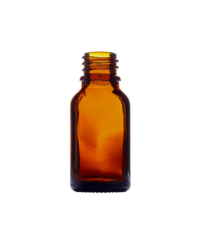 Botella Kingston de vidrio ámbar de 15 ml