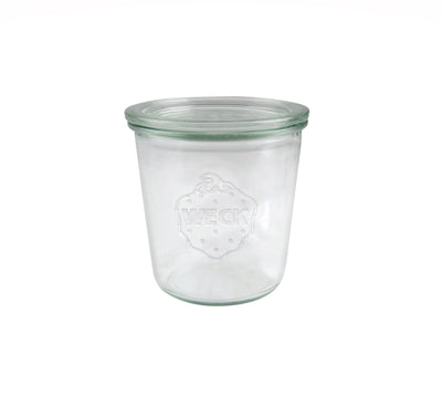 Frasco de vidrio Weck de 580 ml (sin tapa)