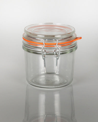 Tarro de cristal con clip para horno de 350 ml para terrina