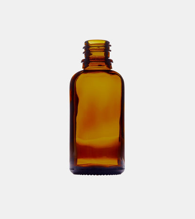 Botella Kingston de vidrio ámbar de 30 ml