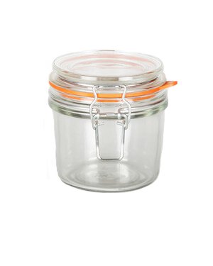Tarro de cristal con clip para horno de 350 ml para terrina