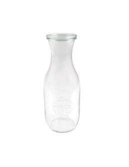 Botella de vidrio para jugo Weck de 1 l (solo botella)