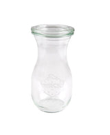 Botella de jugo de vidrio Weck de 0.25 L (solo botella)