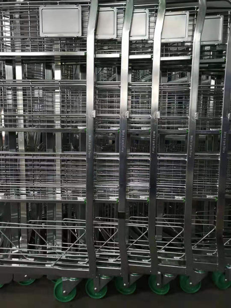 Wells Farm Dairy 4 Tier Milk Trolleys from Alex Baird Handling