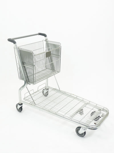 MUC400 Flatbed Trolley with Extendable Basket, Refurbished, 46-82 Litre