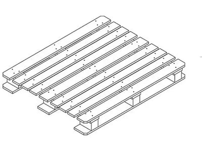 CP1 Chemical Pallet 1200 × 1000 × 138 mm – Used – 1000 kg Dynamic Load