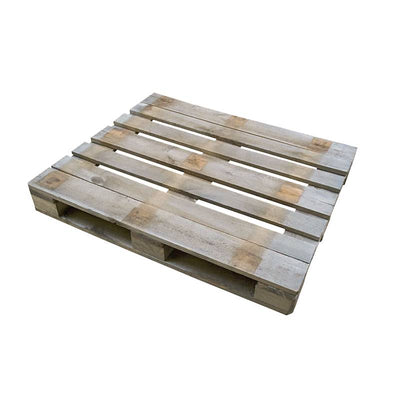 Used Wooden Block Pallet 1200 x 1000 x 144mm | Heavy Duty Open Block Pallet | 1500kg Load Capacity