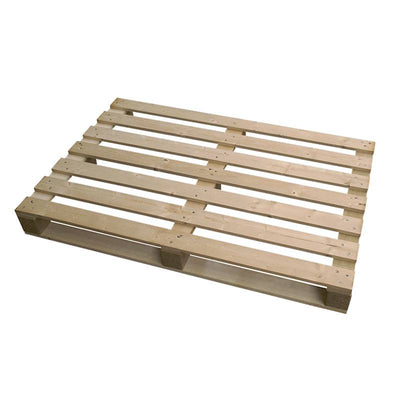 Wooden Pallet 1200 x 800 x 127mm | 3 Skids | ISPM 15 Heat Treated Export Pallet