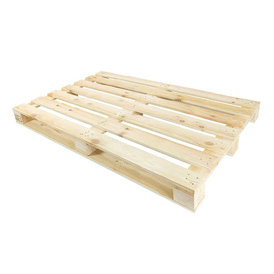 Medium Wooden Export Pallet 1200 x 800 x 120mm | ISPM 15 Heat Treated 4-Way Entry Pallet
