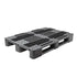Heavy Duty Plastic Euro Pallet 1200 x 800 x 145mm with 3 Runners – 1300kg Dynamic Load | Rackable