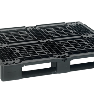 Heavy Duty Plastic ISO Pallet 1200 x 1000 x 150mm – Open Deck with Raised Edge | Rackable