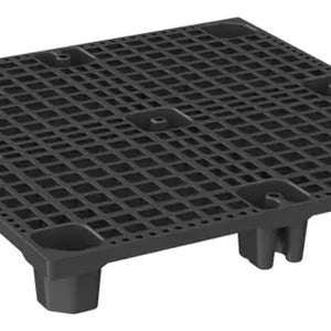 Nestable Plastic Pallet 1100 x 1100 x 145mm with Raised Edge – 1200kg Dynamic Load