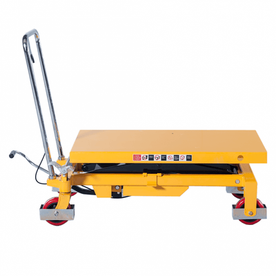 Scissor Lift Table 815x500mm – 300 kg Load Capacity, Mobile Hydraulic Trolley