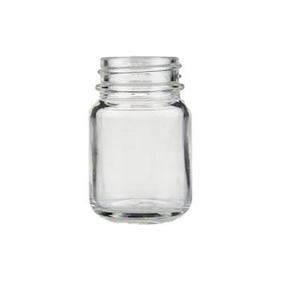 30ml Clear Glass Powder Jar – Cosmetic & Beauty Storage Jar