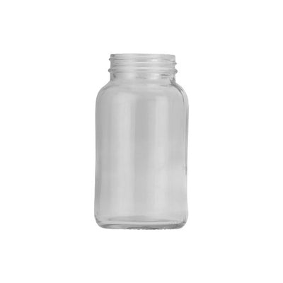 8oz Clear Lightweight Powder Glass Jar (250ml) – Cosmetic & Pharmaceutical Storage Jar