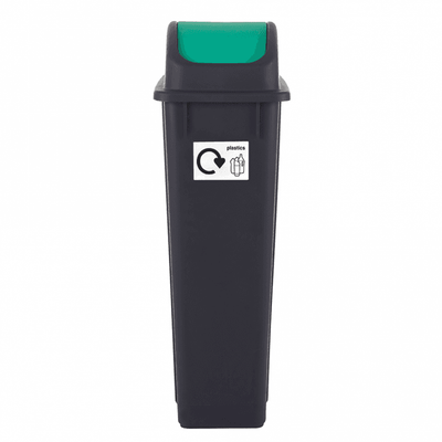 90 Litre Recycling Bin Set of 3 - Waste Sorting Station