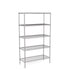 Zinc Wire Shelving – Static Unit 1895mm High | 5 Tier Heavy Duty Storage Rack