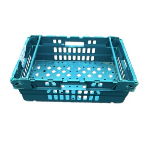 Caja de Brazo de Fardo de 35L Segunda Mano – Verde | Caja de Almacenamiento Apilable Reacondicionada