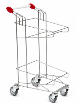Carro de Compras de Doble Cesta Vario XL – Carro de Venta de Alta Capacidad