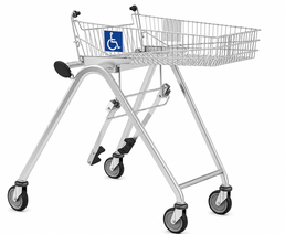 Carrito de Asistencia para Discapacitados – Soporte Accesible para Equipaje