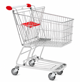 Carrito de Compras de Doble Cesta de 100L – Serie Clásica (Modelo 100D)