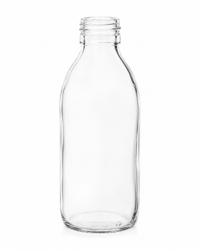 Botella de vidrio clara Alpha de 60 ml