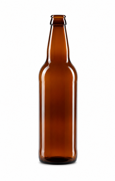 Botella de vidrio ámbar de cerveza JAC de 500 ml