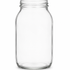 Tarro de polvo de vidrio blanco de 500 ml
