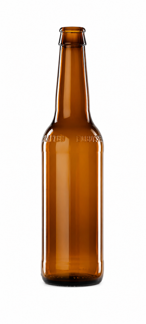 330ml Kronkorken Amber Bierflasche