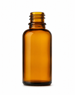 Botella de vidrio ámbar Kingston de 30ml
