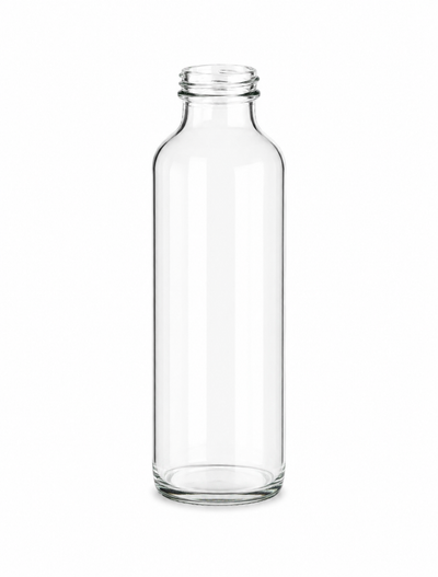 Botella de aceite de vidrio tradicional de 235 ml (8 oz) (cuello de rosca)