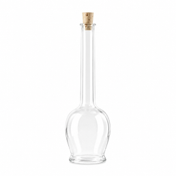 Botella de aceite de vidrio Ravello de 100 ml (apertura de corcho)