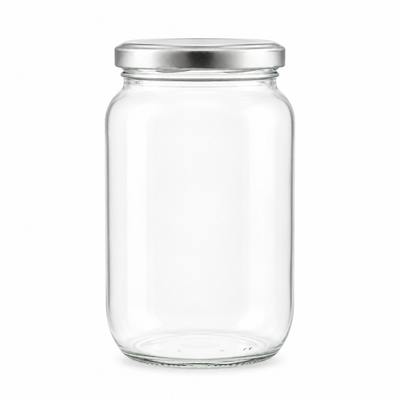 Tarro de vidrio para mermelada de 370 ml