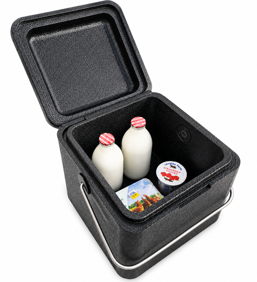 Caja de espuma EPP para botellas de leche